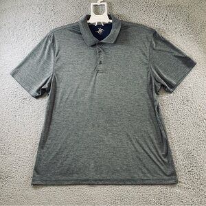 Beverly Hills Polo Club Men's Short Sleeve‎ Polo Shirt Gray Size XL